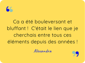 Avis laissé par Alexandra suite à son accompagnement par Célia Maury